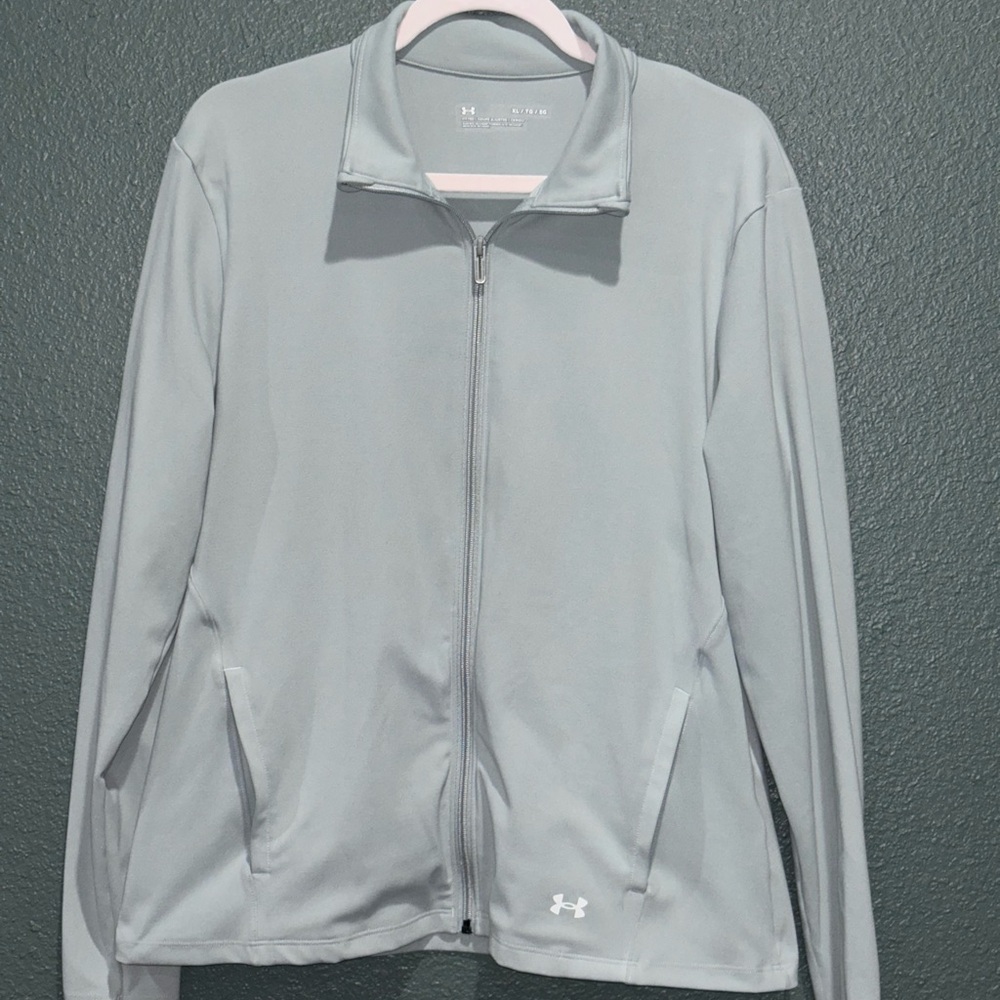 Under Armour Women's Light Gray/green Utility Jacket